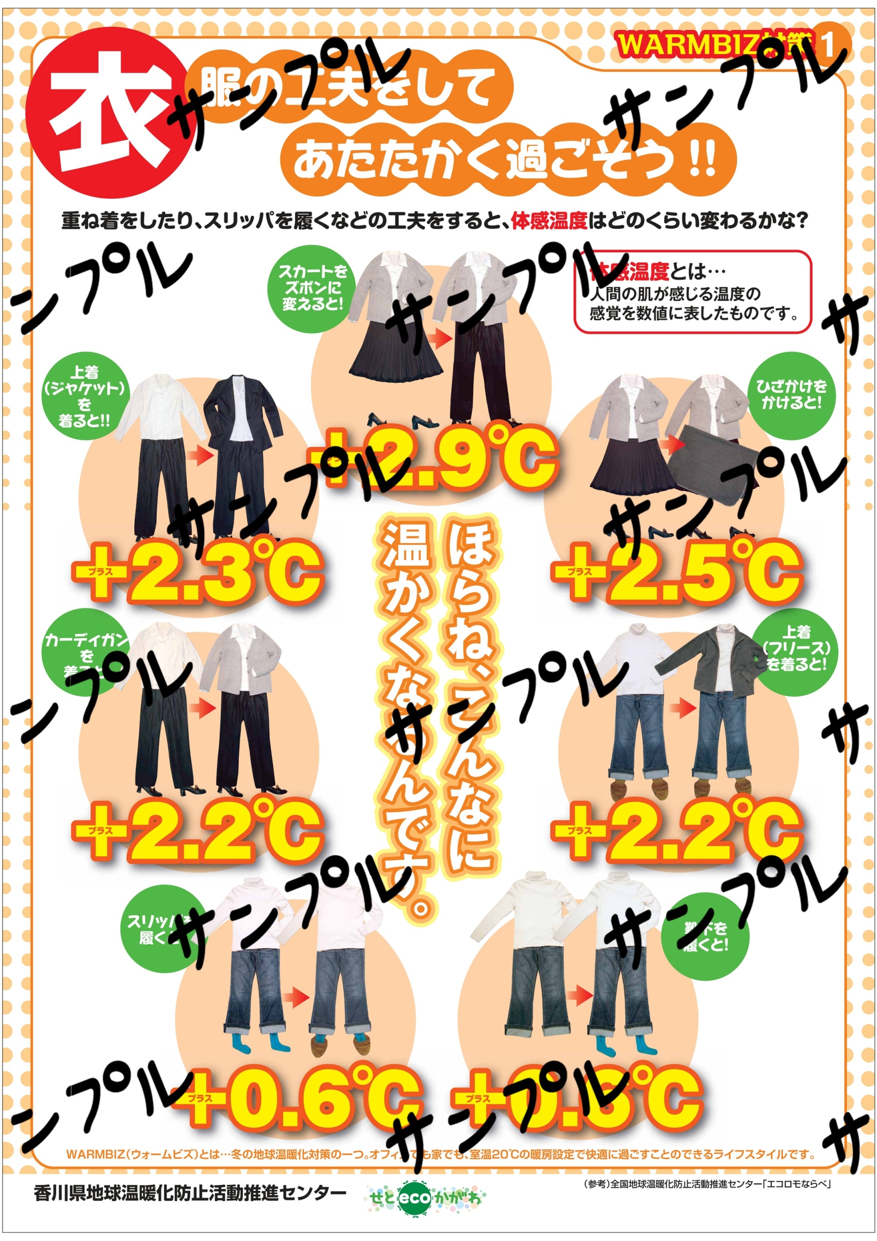 ウォームビズ対策（衣）